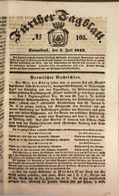 Fürther Tagblatt Samstag 2. Juli 1842