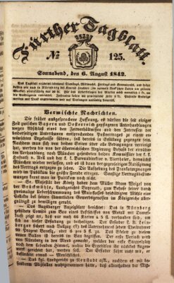 Fürther Tagblatt Samstag 6. August 1842