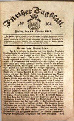 Fürther Tagblatt Freitag 14. Oktober 1842
