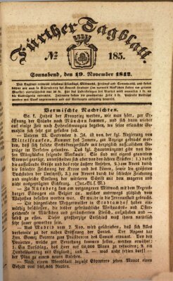 Fürther Tagblatt Samstag 19. November 1842