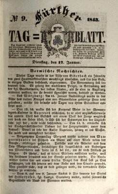 Fürther Tagblatt Dienstag 17. Januar 1843