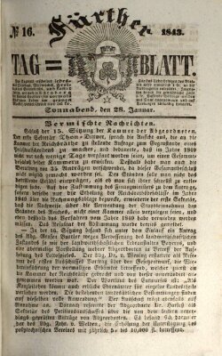 Fürther Tagblatt Samstag 28. Januar 1843
