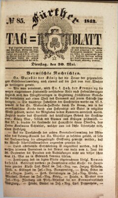 Fürther Tagblatt Dienstag 30. Mai 1843