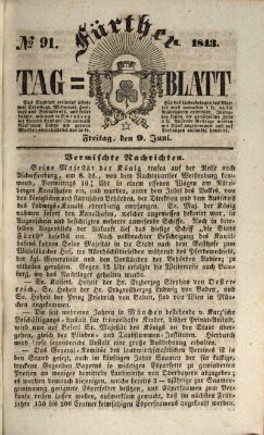 Fürther Tagblatt Freitag 9. Juni 1843