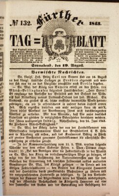Fürther Tagblatt Samstag 19. August 1843