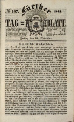 Fürther Tagblatt Freitag 24. November 1843
