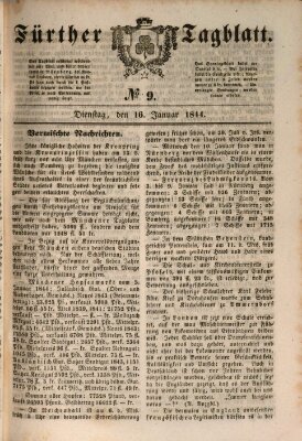Fürther Tagblatt Dienstag 16. Januar 1844