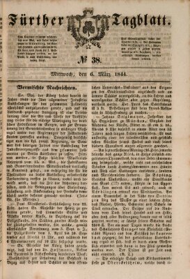 Fürther Tagblatt Mittwoch 6. März 1844