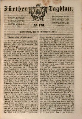 Fürther Tagblatt Samstag 2. November 1844