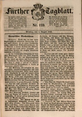 Fürther Tagblatt Dienstag 4. August 1846