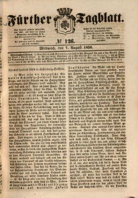 Fürther Tagblatt Mittwoch 7. August 1850