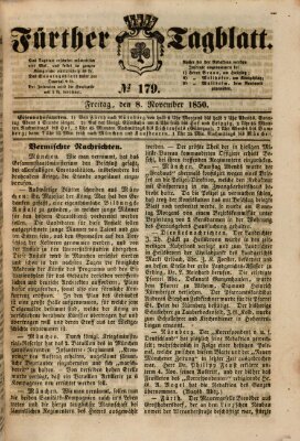 Fürther Tagblatt Freitag 8. November 1850