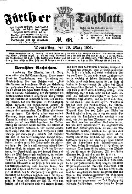 Fürther Tagblatt Donnerstag 20. März 1851