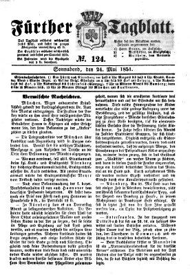 Fürther Tagblatt Samstag 24. Mai 1851