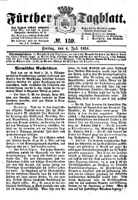 Fürther Tagblatt Freitag 4. Juli 1851
