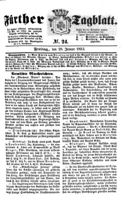 Fürther Tagblatt Freitag 28. Januar 1853