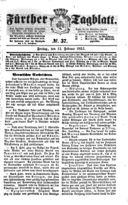 Fürther Tagblatt Freitag 11. Februar 1853