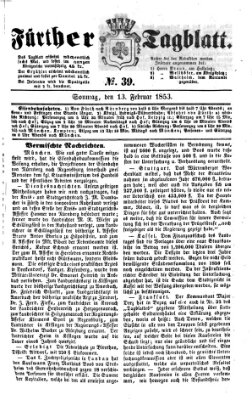 Fürther Tagblatt Sonntag 13. Februar 1853
