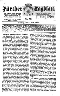 Fürther Tagblatt Sonntag 6. März 1853