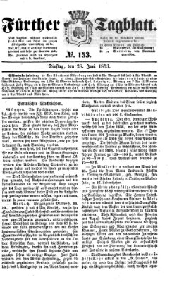Fürther Tagblatt Dienstag 28. Juni 1853