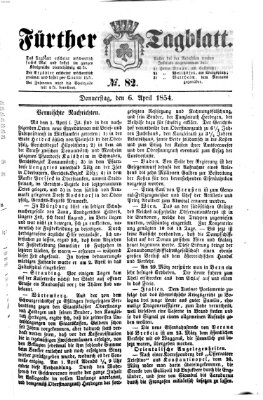 Fürther Tagblatt Donnerstag 6. April 1854