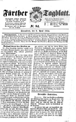 Fürther Tagblatt Samstag 8. April 1854