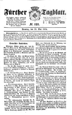 Fürther Tagblatt Sonntag 21. Mai 1854