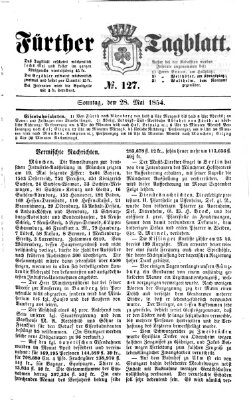 Fürther Tagblatt Sonntag 28. Mai 1854