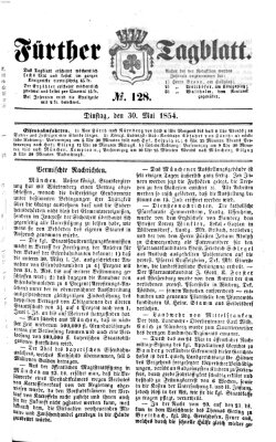 Fürther Tagblatt Dienstag 30. Mai 1854