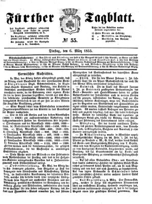 Fürther Tagblatt Dienstag 6. März 1855