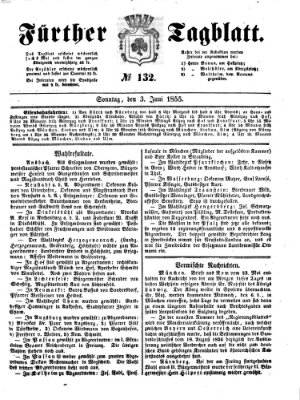 Fürther Tagblatt Sonntag 3. Juni 1855
