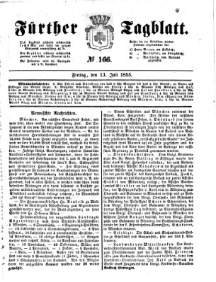Fürther Tagblatt Freitag 13. Juli 1855