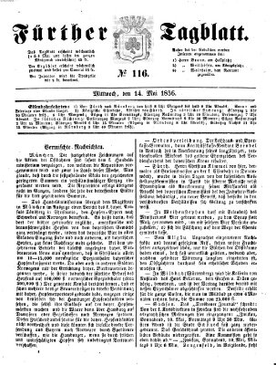 Fürther Tagblatt Mittwoch 14. Mai 1856