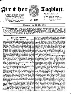 Fürther Tagblatt Samstag 31. Mai 1856
