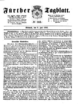 Fürther Tagblatt Mittwoch 9. Juli 1856