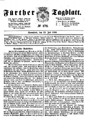 Fürther Tagblatt Samstag 19. Juli 1856