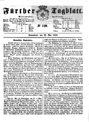 Fürther Tagblatt Samstag 29. Mai 1858