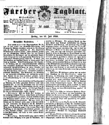 Fürther Tagblatt Freitag 16. Juli 1858