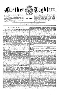Fürther Tagblatt Donnerstag 6. Dezember 1860