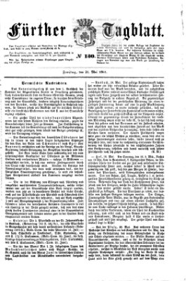 Fürther Tagblatt Freitag 31. Mai 1861