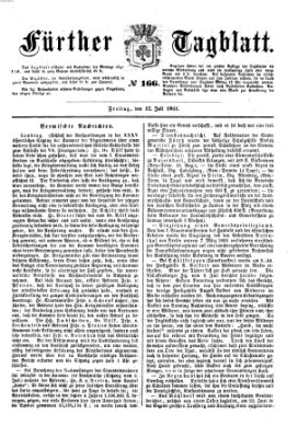Fürther Tagblatt Freitag 12. Juli 1861