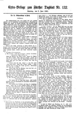 Fürther Tagblatt Sonntag 2. Juni 1861