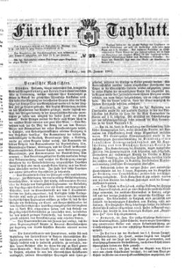 Fürther Tagblatt Dienstag 28. Januar 1862