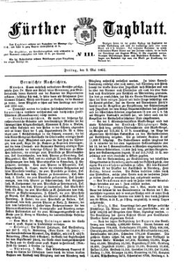Fürther Tagblatt Freitag 9. Mai 1862