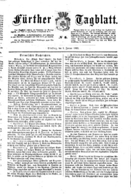 Fürther Tagblatt Dienstag 6. Januar 1863