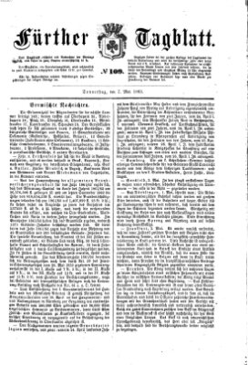 Fürther Tagblatt Donnerstag 7. Mai 1863