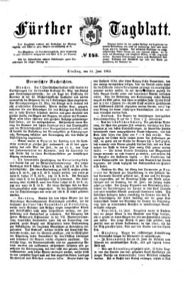 Fürther Tagblatt Dienstag 16. Juni 1863