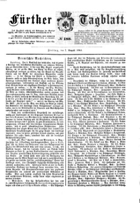 Fürther Tagblatt Freitag 7. August 1863
