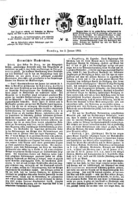 Fürther Tagblatt Samstag 2. Januar 1864