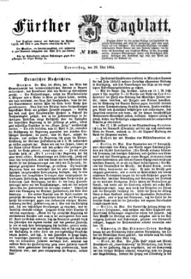 Fürther Tagblatt Donnerstag 26. Mai 1864